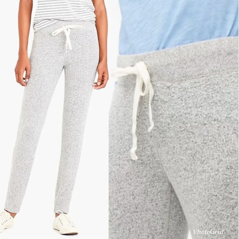 J. Crew Marled Jogger Sweatpant in Signature Cozy Yarn Gray K5058 Size M